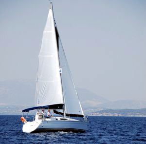A Greek Sails Sun Odyssey 29.2 sailing yacht making way
