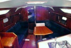 The Jeanneau Sun Odyssey 36.2 main cabin. Image courtesey & with permission of Chantiers Jeanneau S.A.