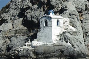 The Krasopanagia church, Methana, Peloponnese, Greece