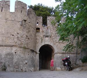 An old town gate, Navplion, Peloponnese, Greece